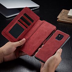 Handytasche Stand Schutzhülle Leder Hülle T02 für Huawei Mate 20 Pro Rot