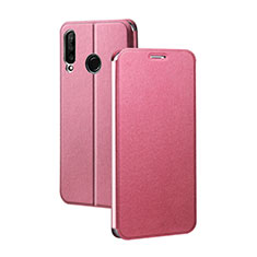 Handytasche Stand Schutzhülle Leder Hülle T02 für Huawei Nova 4e Rosa