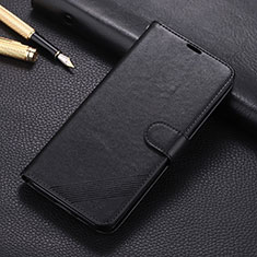 Handytasche Stand Schutzhülle Leder Hülle T02 für Oppo R17 Pro Schwarz