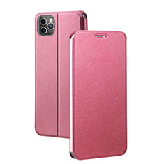 Handytasche Stand Schutzhülle Leder Hülle T03 für Apple iPhone 11 Pro Rosa