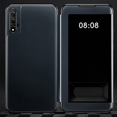 Handytasche Stand Schutzhülle Leder Hülle T03 für Huawei Honor 20S Blau