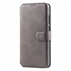 Handytasche Stand Schutzhülle Leder Hülle T03 für Huawei P30 Lite New Edition Grau