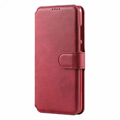 Handytasche Stand Schutzhülle Leder Hülle T03 für Huawei P30 Lite New Edition Rot