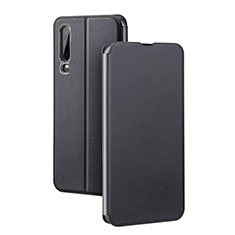 Handytasche Stand Schutzhülle Leder Hülle T03 für Huawei P30 Schwarz