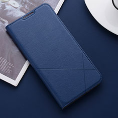 Handytasche Stand Schutzhülle Leder Hülle T04 für Huawei P Smart+ Plus (2019) Blau