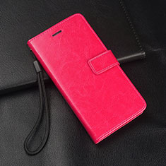 Handytasche Stand Schutzhülle Leder Hülle T04 für Huawei P30 Lite New Edition Pink