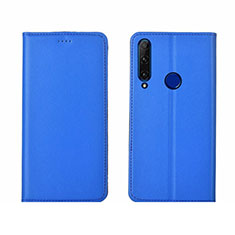 Handytasche Stand Schutzhülle Leder Hülle T06 für Huawei Honor 20i Blau