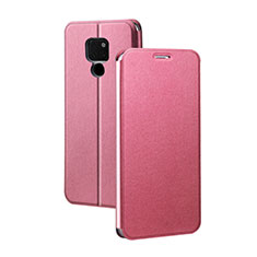 Handytasche Stand Schutzhülle Leder Hülle T08 für Huawei Mate 20 Rosa