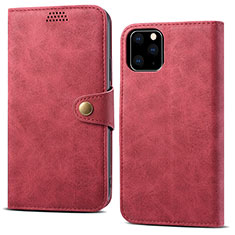 Handytasche Stand Schutzhülle Leder Hülle T09 für Apple iPhone 11 Pro Rot