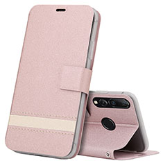 Handytasche Stand Schutzhülle Leder Hülle T09 für Huawei Honor 20i Rosegold