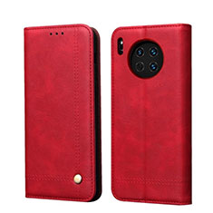 Handytasche Stand Schutzhülle Leder Hülle T09 für Huawei Mate 30 Pro Rot