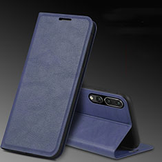 Handytasche Stand Schutzhülle Leder Hülle T09 für Huawei P20 Pro Blau