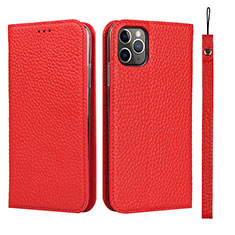 Handytasche Stand Schutzhülle Leder Hülle T11 für Apple iPhone 11 Pro Rot