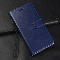 Handytasche Stand Schutzhülle Leder Hülle T11 für Huawei Honor V20 Blau
