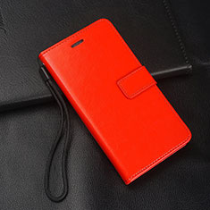 Handytasche Stand Schutzhülle Leder Hülle T11 für Huawei Honor V20 Rot