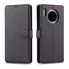 Handytasche Stand Schutzhülle Leder Hülle T11 für Huawei Mate 30 Pro 5G Schwarz