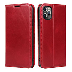 Handytasche Stand Schutzhülle Leder Hülle T15 für Apple iPhone 11 Pro Max Rot