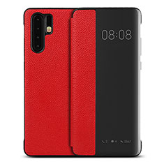 Handytasche Stand Schutzhülle Leder Hülle T16 für Huawei P30 Pro Rot