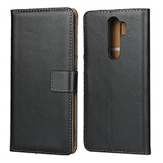 Handytasche Stand Schutzhülle Leder K01 für Xiaomi Redmi Note 8 Pro Schwarz