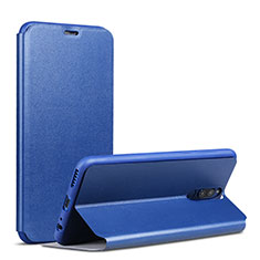 Handytasche Stand Schutzhülle Leder L01 für Huawei G10 Blau