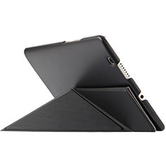 Handytasche Stand Schutzhülle Leder L01 für Huawei MediaPad M3 Schwarz