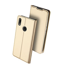 Handytasche Stand Schutzhülle Leder L01 für Huawei P Smart (2019) Gold