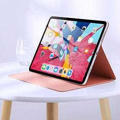 Handytasche Stand Schutzhülle Leder L03 für Apple iPad Pro 11 (2018) Rosa