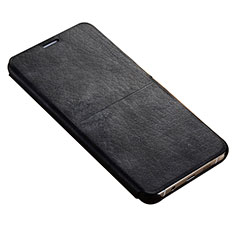 Handytasche Stand Schutzhülle Leder L03 für Samsung Galaxy Note 5 N9200 N920 N920F Schwarz