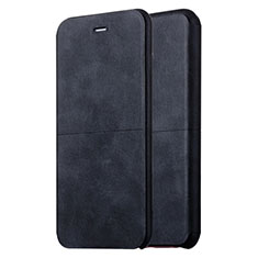 Handytasche Stand Schutzhülle Leder L04 für Apple iPhone 6 Schwarz