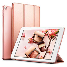 Handytasche Stand Schutzhülle Leder L05 für Apple iPad Mini 4 Rosegold