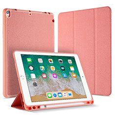 Handytasche Stand Schutzhülle Leder L07 für Apple iPad Pro 10.5 Rosegold