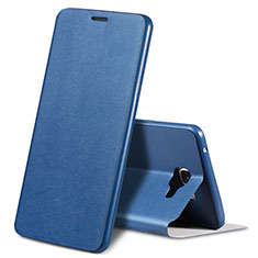 Handytasche Stand Schutzhülle Leder S01 für Samsung Galaxy A9 (2016) A9000 Blau