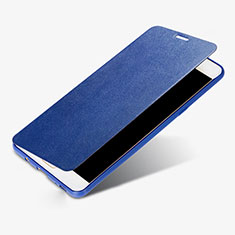 Handytasche Stand Schutzhülle Leder S01 für Samsung Galaxy C9 Pro C9000 Blau