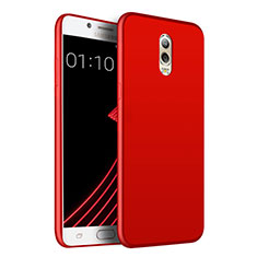 Hülle Kunststoff Schutzhülle Matt für Samsung Galaxy C8 C710F Rot