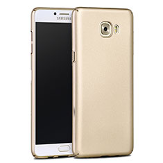 Hülle Kunststoff Schutzhülle Matt für Samsung Galaxy C9 Pro C9000 Gold