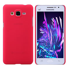 Hülle Kunststoff Schutzhülle Matt M02 für Samsung Galaxy Grand Prime SM-G530H Rot