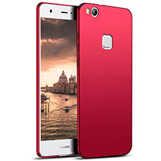 Hülle Kunststoff Schutzhülle Matt M04 für Huawei P8 Lite (2017) Rot