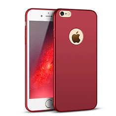 Hülle Kunststoff Schutzhülle Matt P01 für Apple iPhone 6S Rot