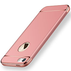 Hülle Luxus Metall Rahmen und Kunststoff für Apple iPhone SE Rosegold