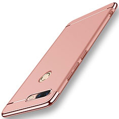 Hülle Luxus Metall Rahmen und Kunststoff für Huawei Nova 2 Rosegold