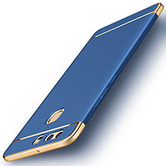 Hülle Luxus Metall Rahmen und Kunststoff für Huawei P9 Plus Blau