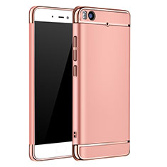 Hülle Luxus Metall Rahmen und Kunststoff für Xiaomi Mi 5S Rosegold