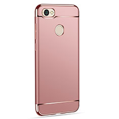 Hülle Luxus Metall Rahmen und Kunststoff für Xiaomi Redmi Note 5A Prime Rosegold