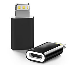 Kabel Android Micro USB auf Lightning USB H01 für Apple iPhone 14 Plus Schwarz