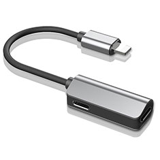 Kabel Lightning USB H01 für Apple iPad Mini 3 Silber