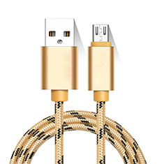 Kabel Micro USB Android Universal M01 für Vivo Y35m 5G Gold