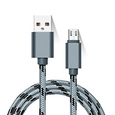 Kabel Micro USB Android Universal M01 für Vivo Y20s Grau
