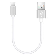 Kabel Type-C Android Universal 20cm S02 für Apple iPad Pro 11 (2022) Weiß