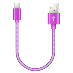 Kabel Type-C Android Universal 20cm S02 für Sony Xperia PRO-I Violett