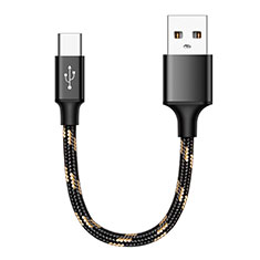 Kabel Type-C Android Universal 25cm S04 für Apple iPad Air 5 10.9 (2022) Schwarz